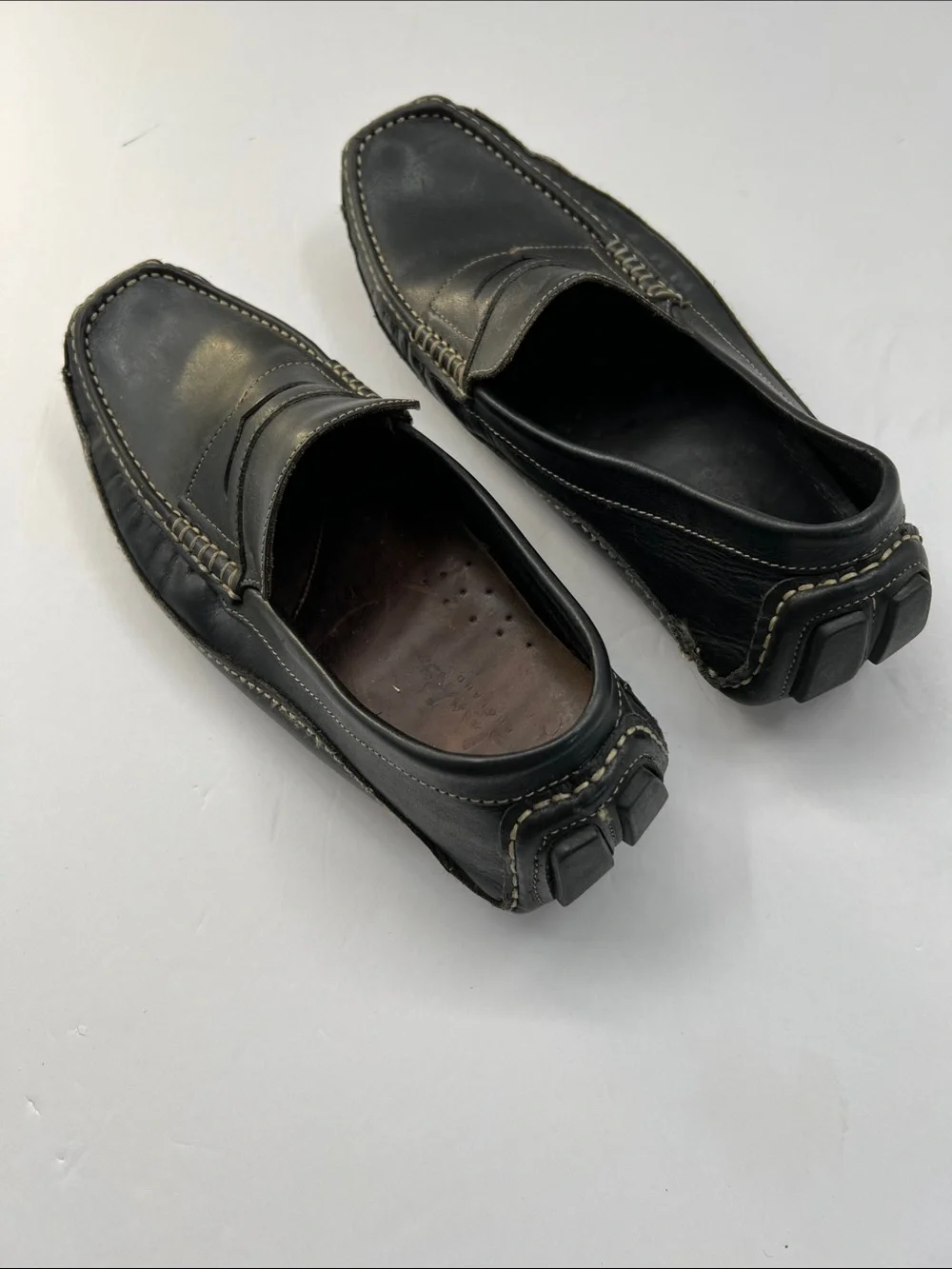 Clarks Leather Penny Loafer Driving Mocs